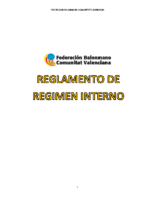 REGLAMENTO DE REGIMEN INTERNO SSAA