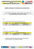 PARTIDOS SSAA C. VALENCIANA vs ARAGÓN