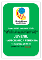 210322 Anexo Bases de Competición JUVENIL 1ª AUTONOMICA F. 20-21