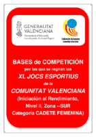211105 Bases de Competición JOCS ESPORTIUS Preferente Sur C.F. 21-22