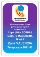 220221 Sistema de competición Copa C.M. Nivel II Valencia